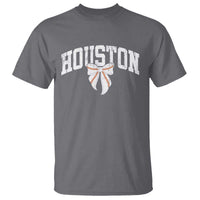 Retro Houston T Shirt Baseball Coquette Bow Varsity Vintage Sports 80s 90s