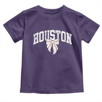 Retro Houston Toddler T Shirt Baseball Coquette Bow Varsity Vintage Sports 80s 90s