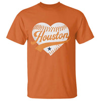 Houston Clutch City T Shirt Baseball Heart Varsity Script Vintage Sports Fans