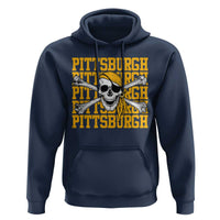 Pittsburgh Lovers Hoodie Retro Pennsylvania Steel City Pirate Skull