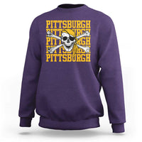 Pittsburgh Lovers Sweatshirt Retro Pennsylvania Steel City Pirate Skull