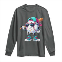 Baseball Life Style Long Sleeve Shirt Youth Drip Baseball Boys Kid