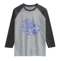 Christian Baptism Raglan Shirt Left It In The Water Matthew 28 19