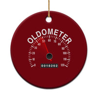 Funny 50th Birthday Ceramic Ornament Oldometer Odometer 50 Year Old Joke