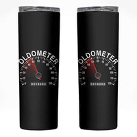 Funny 50th Birthday Skinny Tumbler Oldometer Odometer 50 Year Old Joke