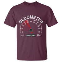 Funny 50th Birthday T Shirt Oldometer Odometer 50 Year Old Joke