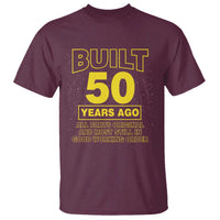 Funny 50th Birthday T Shirt Galaxy Built 50 Years Ago Parts Original