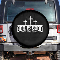 God Is Good Spare Tire Cover Jesus Cross Minimal Religious Faith Bible Verse Inspirational