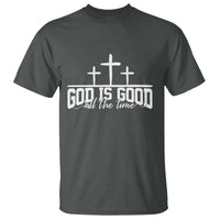 God Is Good T Shirt Jesus Cross Minimal Religious Faith Bible Verse Inspirational