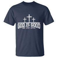 God Is Good T Shirt Jesus Cross Minimal Religious Faith Bible Verse Inspirational