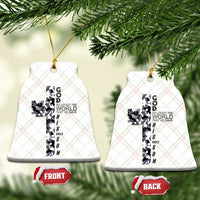 Son Of God Jesus Ceramic Ornament Camo Christ Cross Christian 9 John 3 16