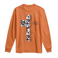 Son Of God Jesus Long Sleeve Shirt Camo Christ Cross Christian 9 John 3 16
