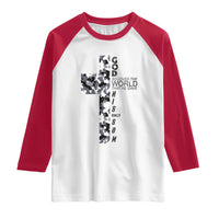 Son Of God Jesus Raglan Shirt Camo Christ Cross Christian 9 John 3 16
