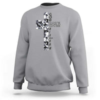 Son Of God Jesus Sweatshirt Camo Christ Cross Christian 9 John 3 16