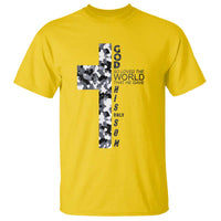 Son Of God Jesus T Shirt Camo Christ Cross Christian 9 John 3 16