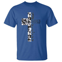 Son Of God Jesus T Shirt Camo Christ Cross Christian 9 John 3 16