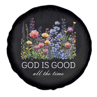 God Is Good Spare Tire Cover Wildflower Christian Jesus Graphic Religious Bible Verse