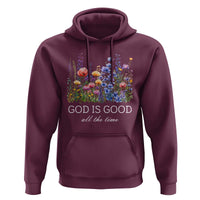 God Is Good Hoodie Wildflower Christian Jesus Graphic Religious Bible Verse