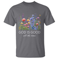 God Is Good T Shirt Wildflower Christian Jesus Graphic Religious Bible Verse