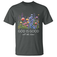 God Is Good T Shirt Wildflower Christian Jesus Graphic Religious Bible Verse