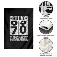 70th Birthday Garden Flag Built 70 Years Ago All Parts Original Gifts