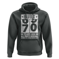 70th Birthday Hoodie Built 70 Years Ago All Parts Original Gifts