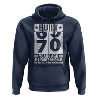 70th Birthday Hoodie Built 70 Years Ago All Parts Original Gifts