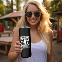 60th Birthday Skinny Tumbler Built 60 Years Ago All Parts Original Gifts