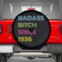 Funny 90th Birthday Spare Tire Cover Retro Vintage Badass Bih Since 1936