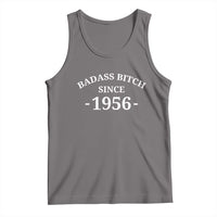 Funny 70th Birthday Tank Top Badass Bih Since 1956