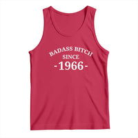 Funny 60th Birthday Tank Top Badass Bih Since 1966