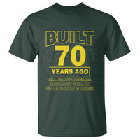Funny 70th Birthday T Shirt Galaxy Built 70 Years Ago Parts Original