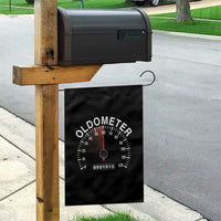 Funny 60th Birthday Garden Flag Oldometer Odometer 60 Year Old Joke