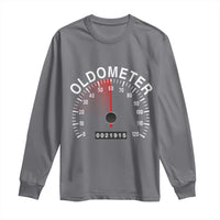 Funny 60th Birthday Long Sleeve Shirt Oldometer Odometer 60 Year Old Joke