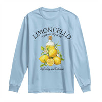 Vintage Limoncello Lemon Liqueur Long Sleeve Shirt Italian Summer Letter Fruit Printed Graphic