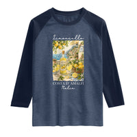 Limoncello Amalfi Coast Raglan Shirt Lemon Lover Italian Summer Fruit