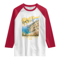 Amalfi Coast La Dolce Vita Italy Raglan Shirt Vintage Summer Amalfi Coast