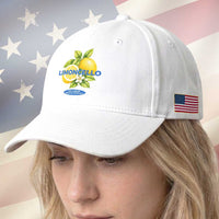 Vintage Limoncello Lemon Liqueur Baseball Cap Citrus Fruit Botanical Italian Summer Graphic