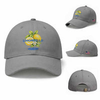 Vintage Limoncello Lemon Liqueur Baseball Cap Citrus Fruit Botanical Italian Summer Graphic