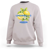Vintage Limoncello Lemon Liqueur Sweatshirt Citrus Fruit Botanical Italian Summer Graphic