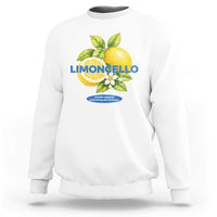 Vintage Limoncello Lemon Liqueur Sweatshirt Citrus Fruit Botanical Italian Summer Graphic