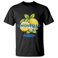 Vintage Limoncello Lemon Liqueur T Shirt Citrus Fruit Botanical Italian Summer Graphic