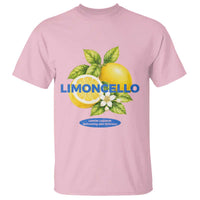 Vintage Limoncello Lemon Liqueur T Shirt Citrus Fruit Botanical Italian Summer Graphic