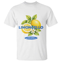 Vintage Limoncello Lemon Liqueur T Shirt Citrus Fruit Botanical Italian Summer Graphic