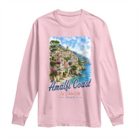 Amalfi Coast Long Sleeve Shirt La Dolce Vita Italy Coastal Village Vintage Mediterranean Paradise