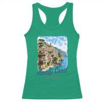Amalfi Coast Racerback Tank Top La Dolce Vita Italy Coastal Village Vintage Mediterranean Paradise