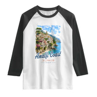 Amalfi Coast Raglan Shirt La Dolce Vita Italy Coastal Village Vintage Mediterranean Paradise