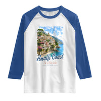Amalfi Coast Raglan Shirt La Dolce Vita Italy Coastal Village Vintage Mediterranean Paradise