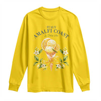 Amalfi Coast Limoncello Gelato Long Sleeve Shirt La Dolce Vita Italy Lemon Dessert Summer