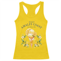 Amalfi Coast Limoncello Gelato Racerback Tank Top La Dolce Vita Italy Lemon Dessert Summer